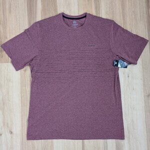 NWT TravisMathew Prestige Pure Performance Tee Heather Burgundy XL